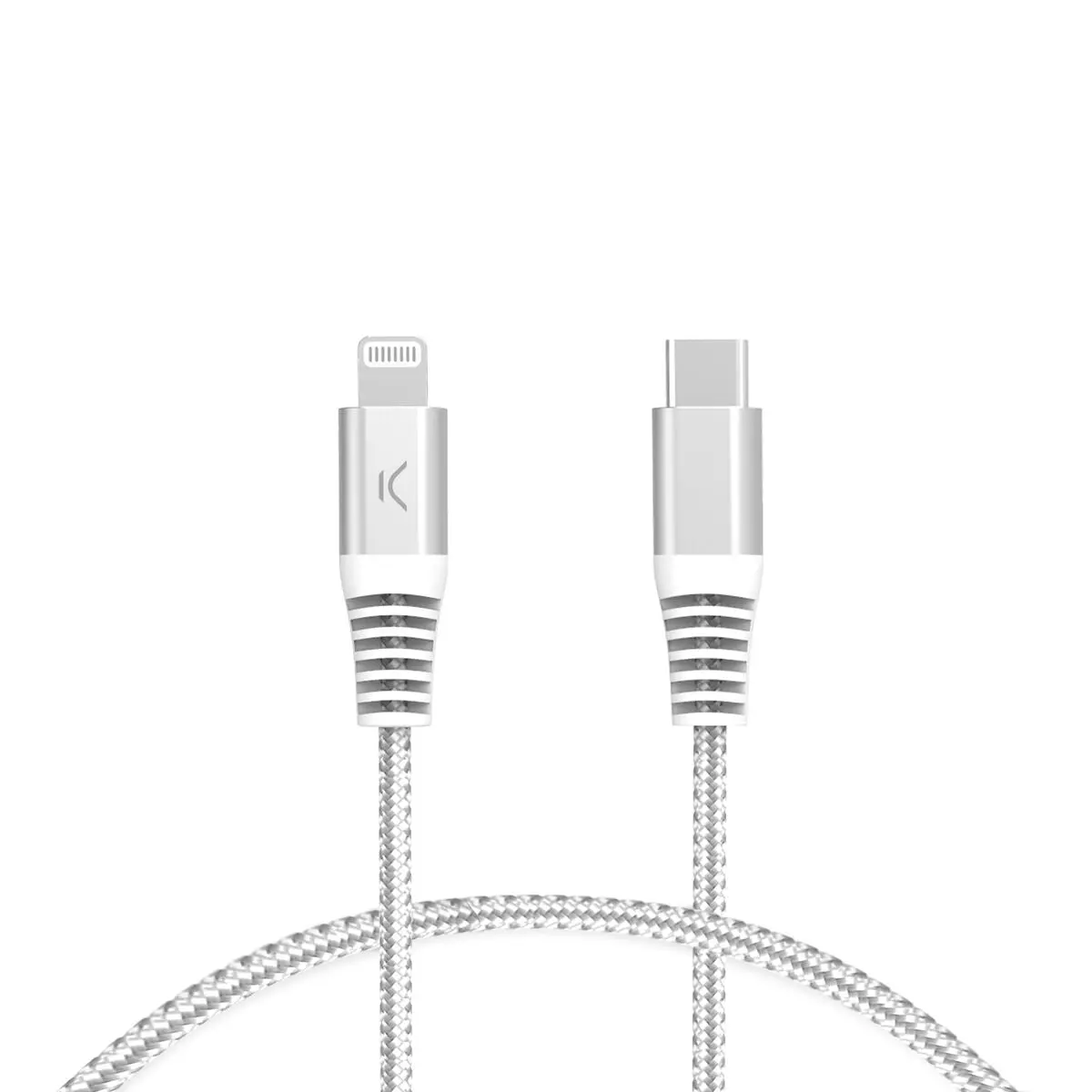 Cabo Usb-C Para Lightning Ksix Cinzento 1