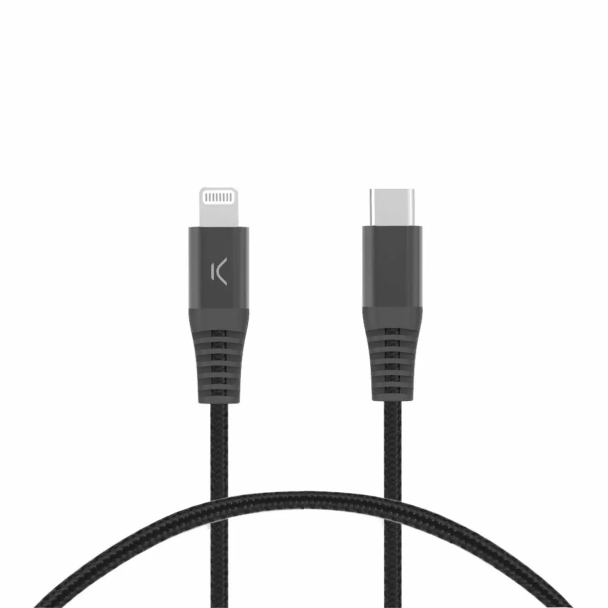 Cabo Usb-C Para Lightning Ksix Preto 1