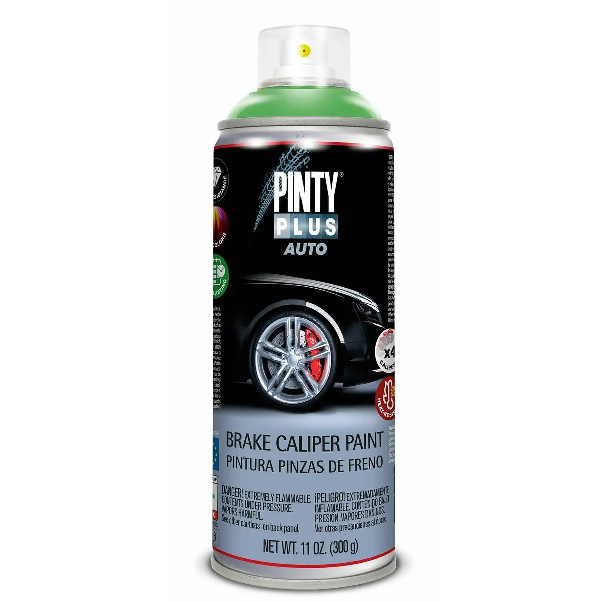 Tinta Em Spray Pintyplus Auto Pf136 Pinças De Travão Verde 300 Ml 1