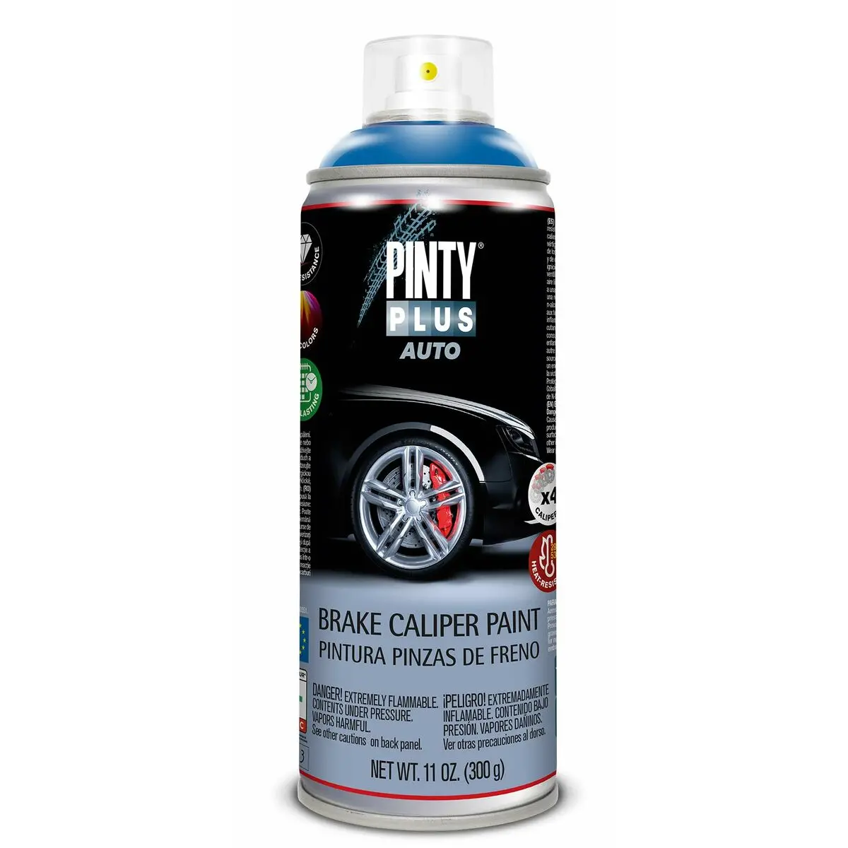 Tinta Em Spray Pintyplus Auto Pf118 Pinças De Travão Azul 300 Ml 1