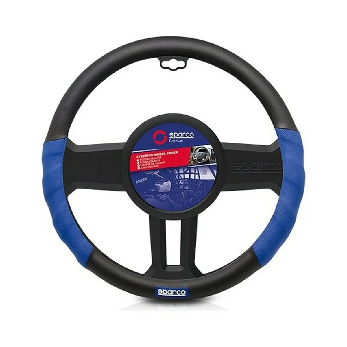 Capa Para Volante Sparco Spc1100l, Azul 1