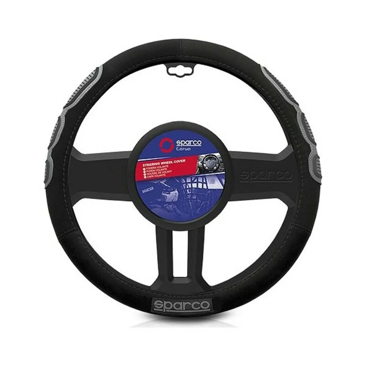 Forro Para O Volante Sparco Spc1106 L-Sport Cinzento (Ø 36 - 38 Cm) 1