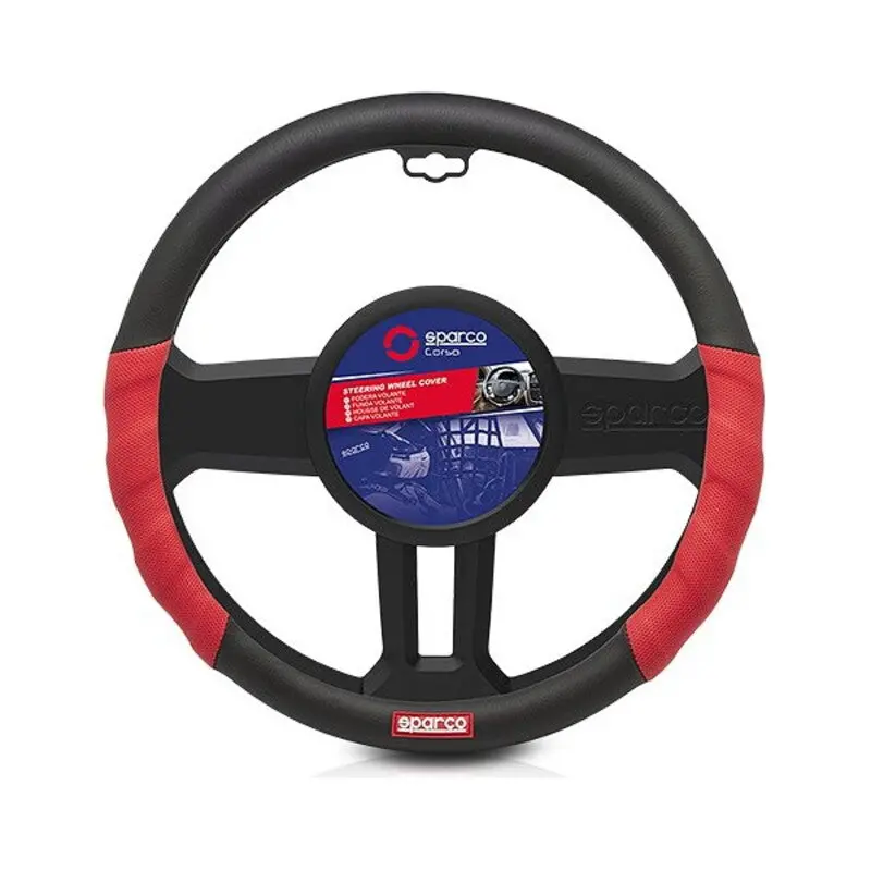 Capa Para Volante Sparco Spc1114, Vermelha 1