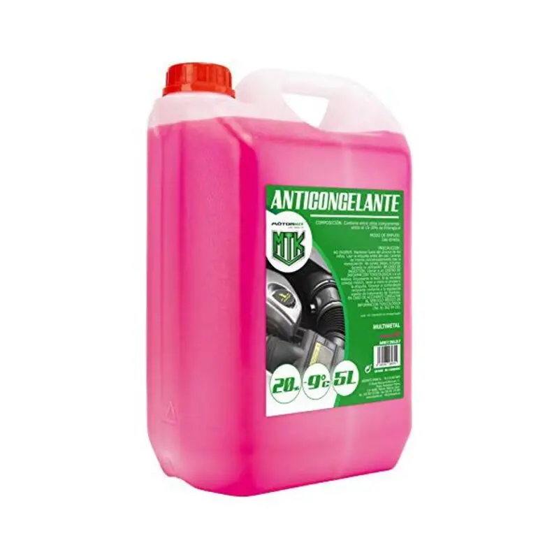 Anticongelante Motorkit -9º 20% Cor De Rosa (5 L) 1
