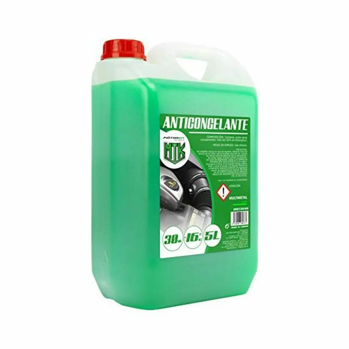 Anticongelante Motorkit Mot3540 -16º 30% Verde (5 L) 1