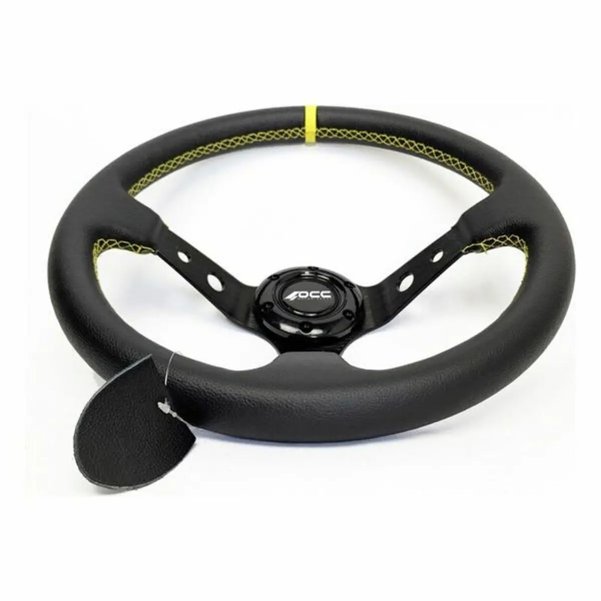 Volante Occ Track, Preto/Pele 2