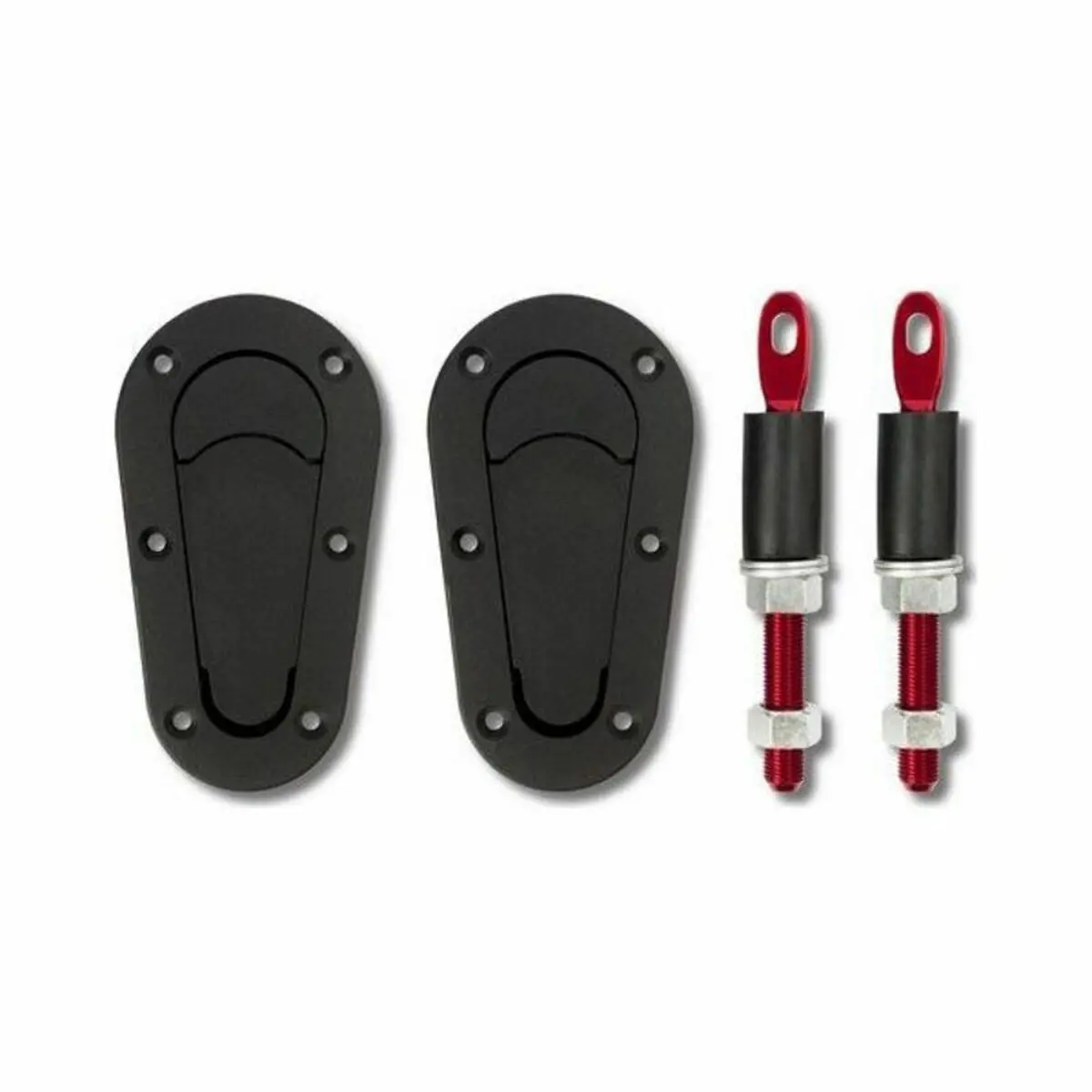 Fecho De Capot Occ Motorsport Aero, Vermelho 1