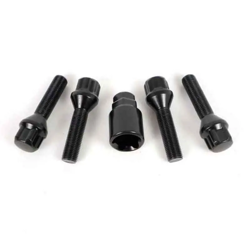 Parafusos Anti-Roubo Omp Omps09851201 M12 X 1,25 4 Uds Preto 1