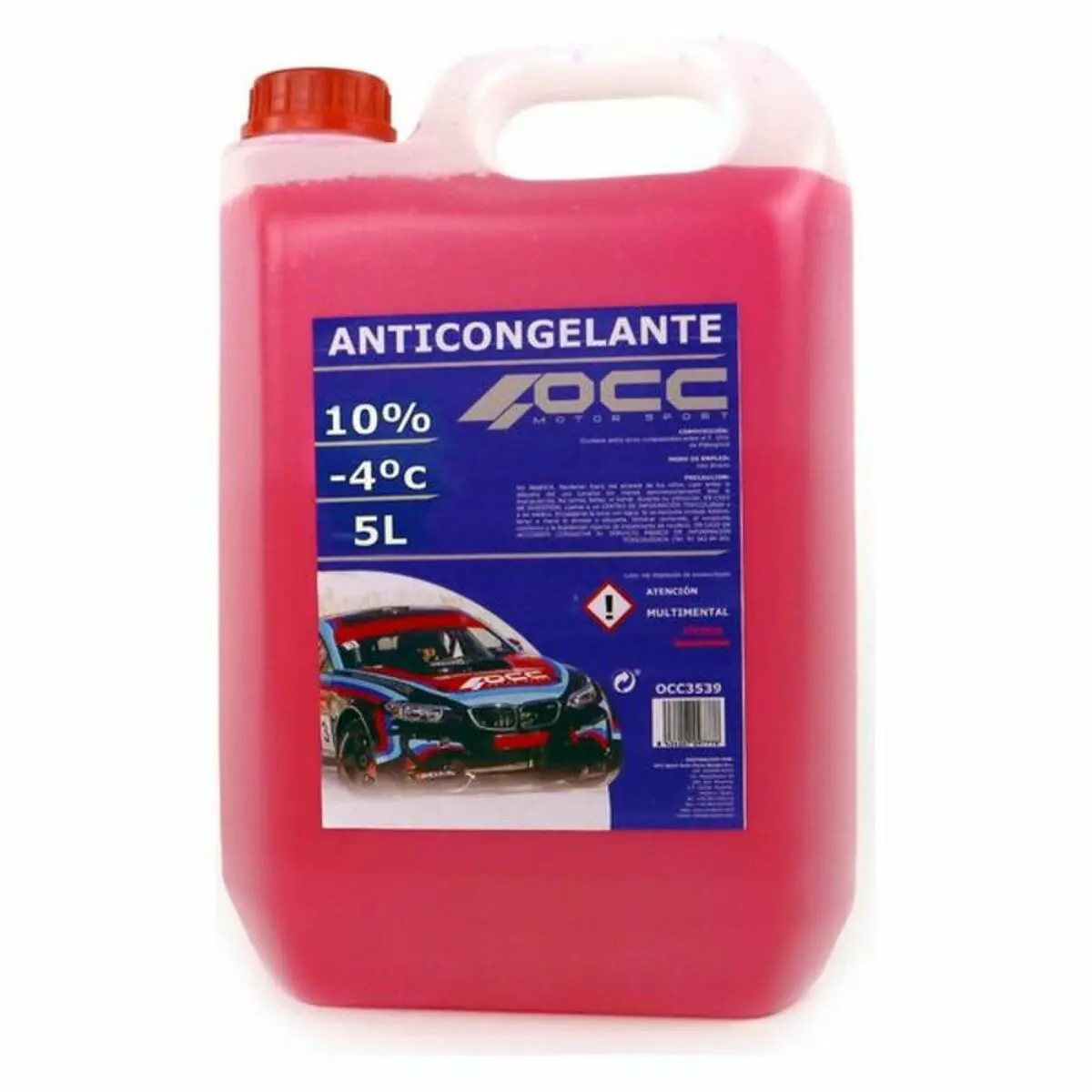 Anticongelante Occ Motorsport Occ3535 10% Cor De Rosa (5 L) 1