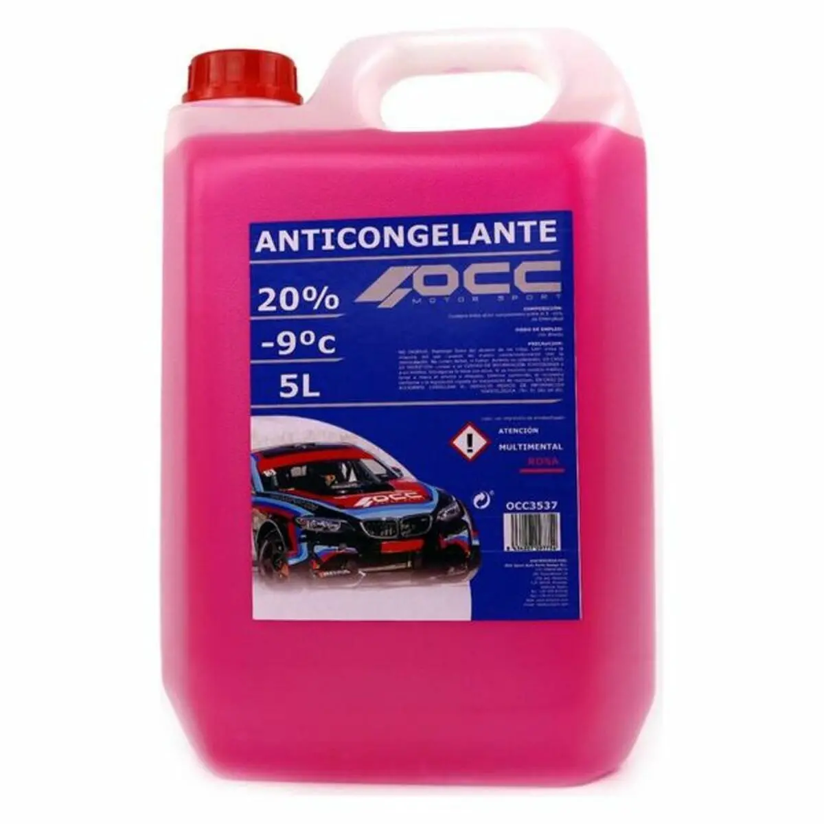Anticongelante Occ Motorsport 20% Cor De Rosa (5 L) 1