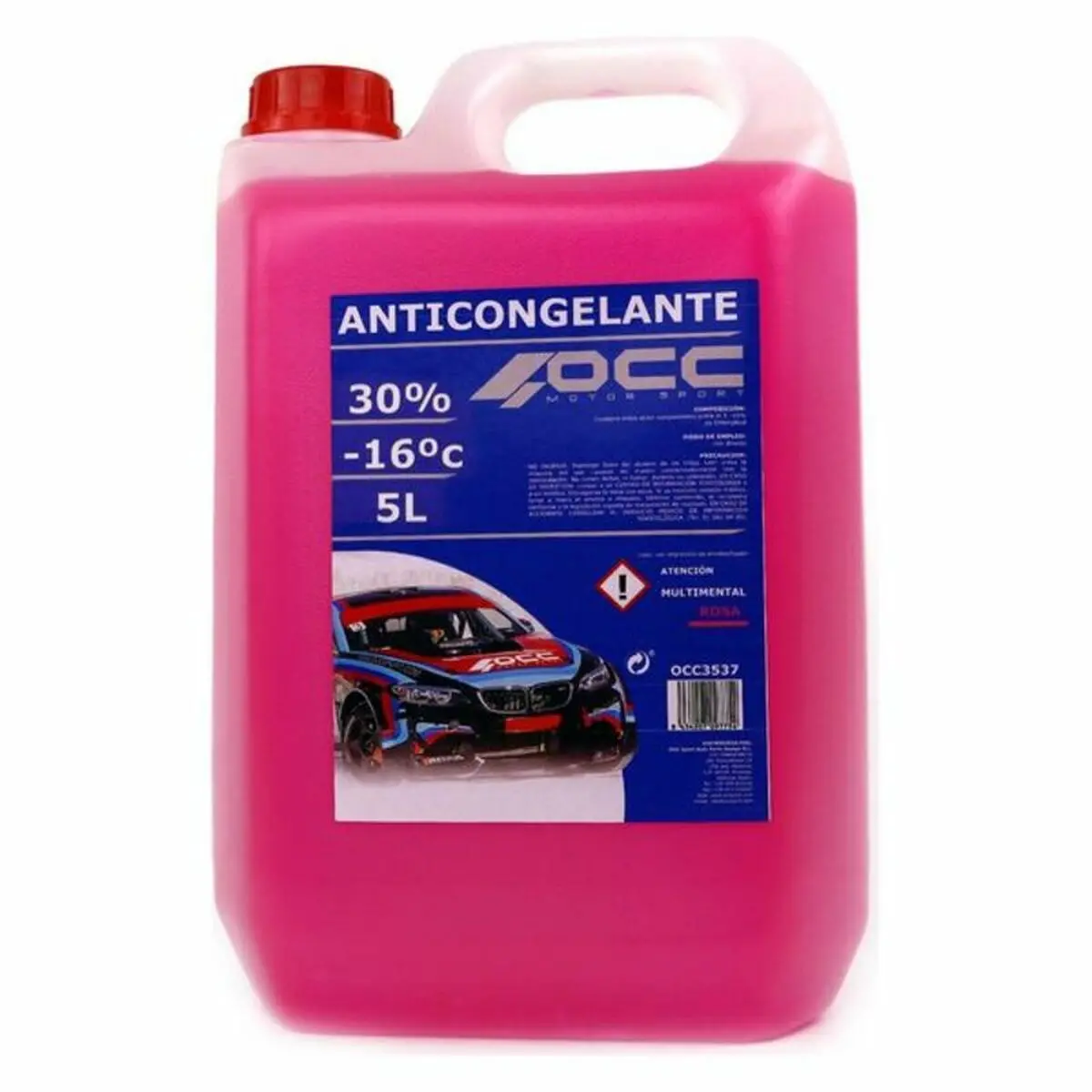 Anticongelante Occ Motorsport 30% Cor De Rosa (5 L) 1