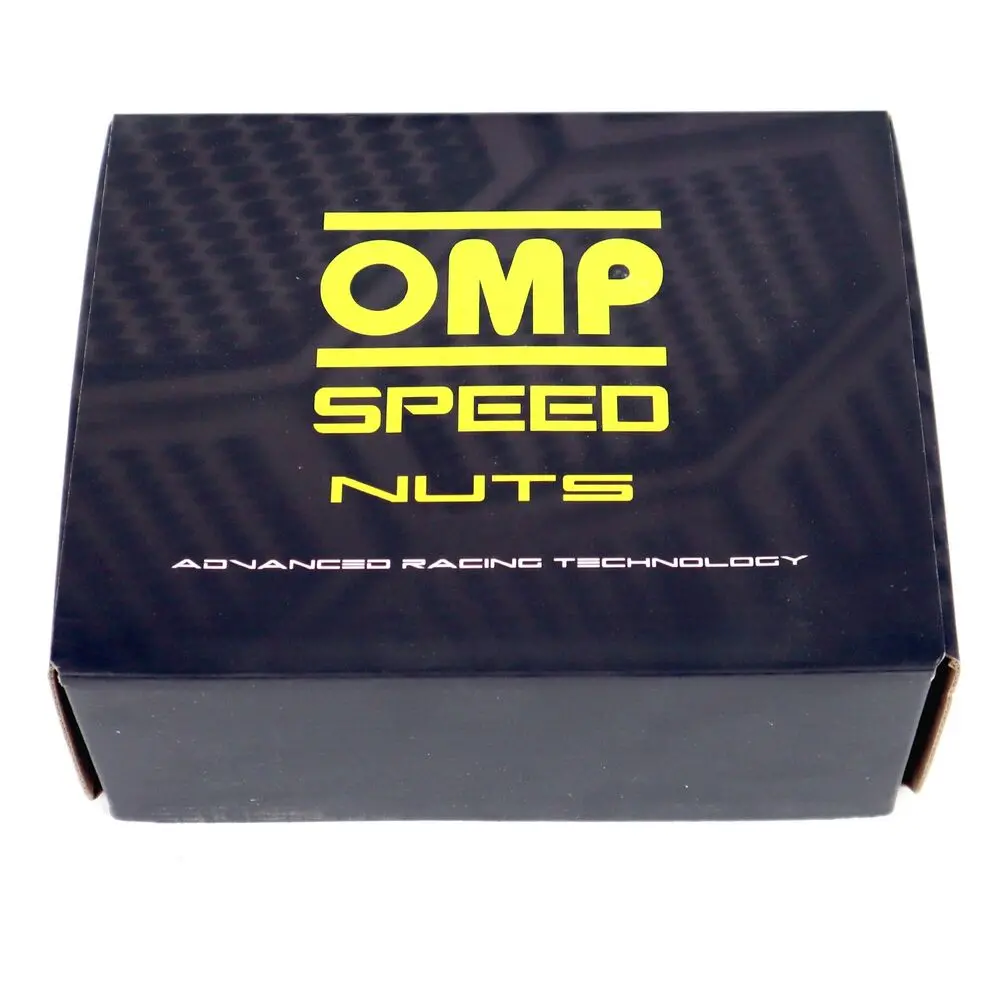 Set Porcas Omp 7075 40 Mm M12 X 1,25 20 Uds Verde 2