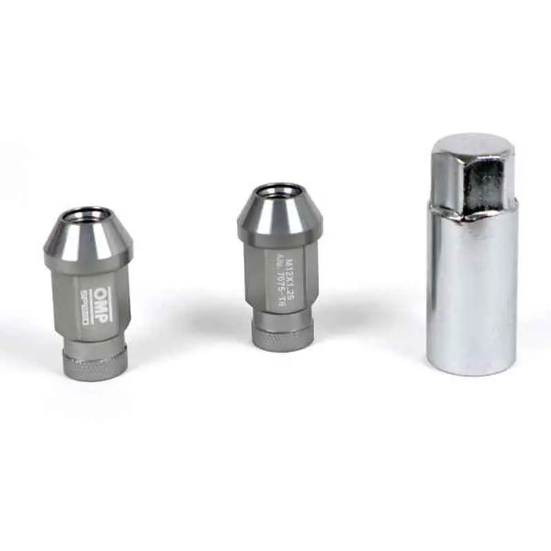 Set Porcas Omp 7075 40 Mm M14 X 1,50 20 Uds Antracite 1