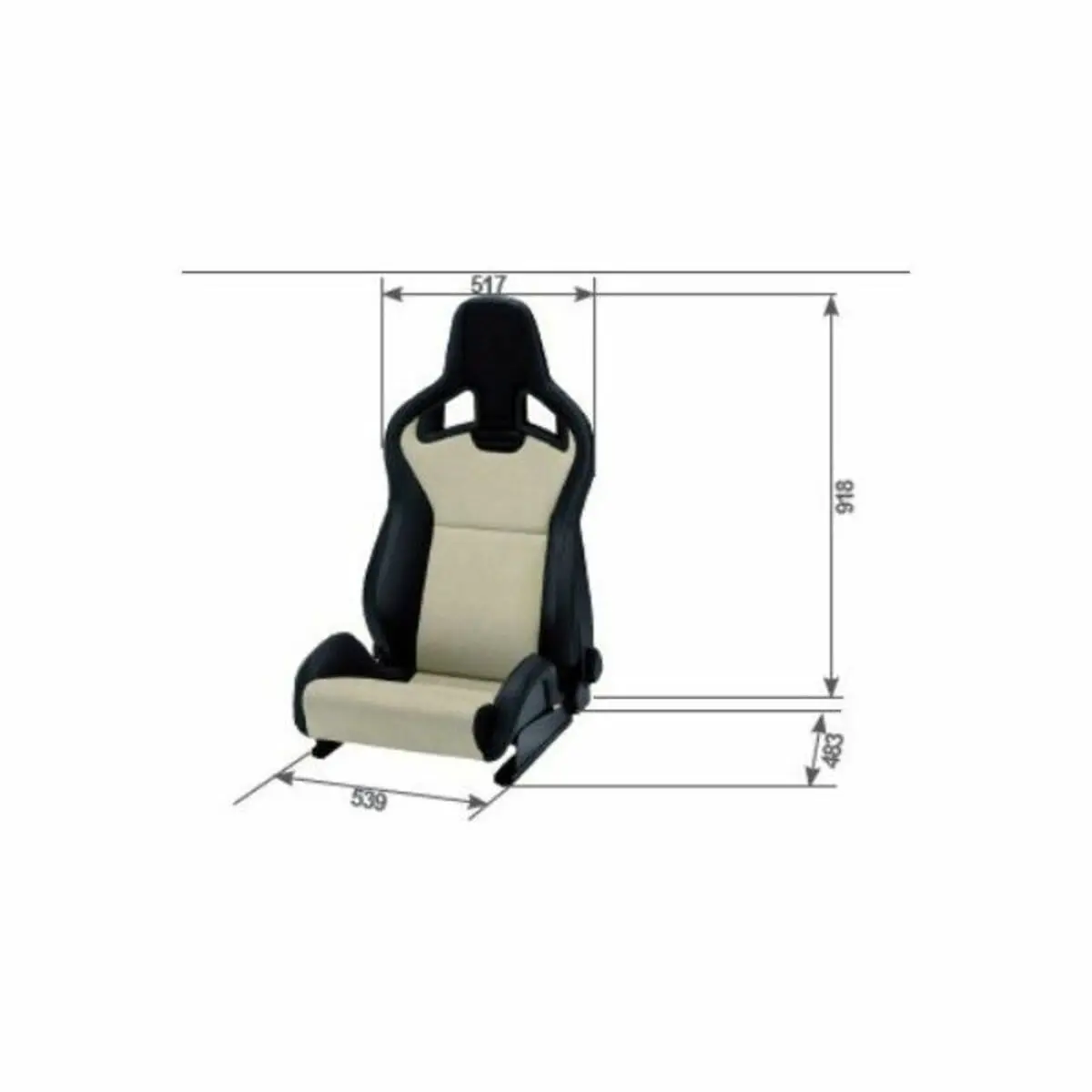 Banco Recaro Rc410002575 Preto Copiloto 2