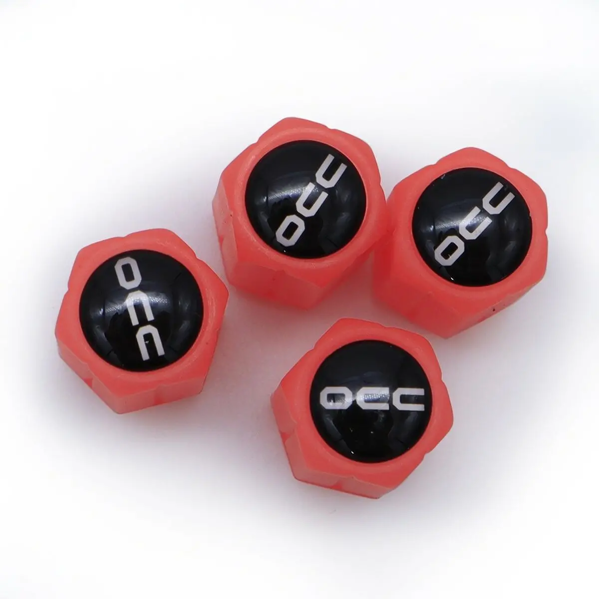 Conjunto De Fichas E Tomadas Occ Motorsport Occlev001 4 Unidades Fluorescente Vermelho 2