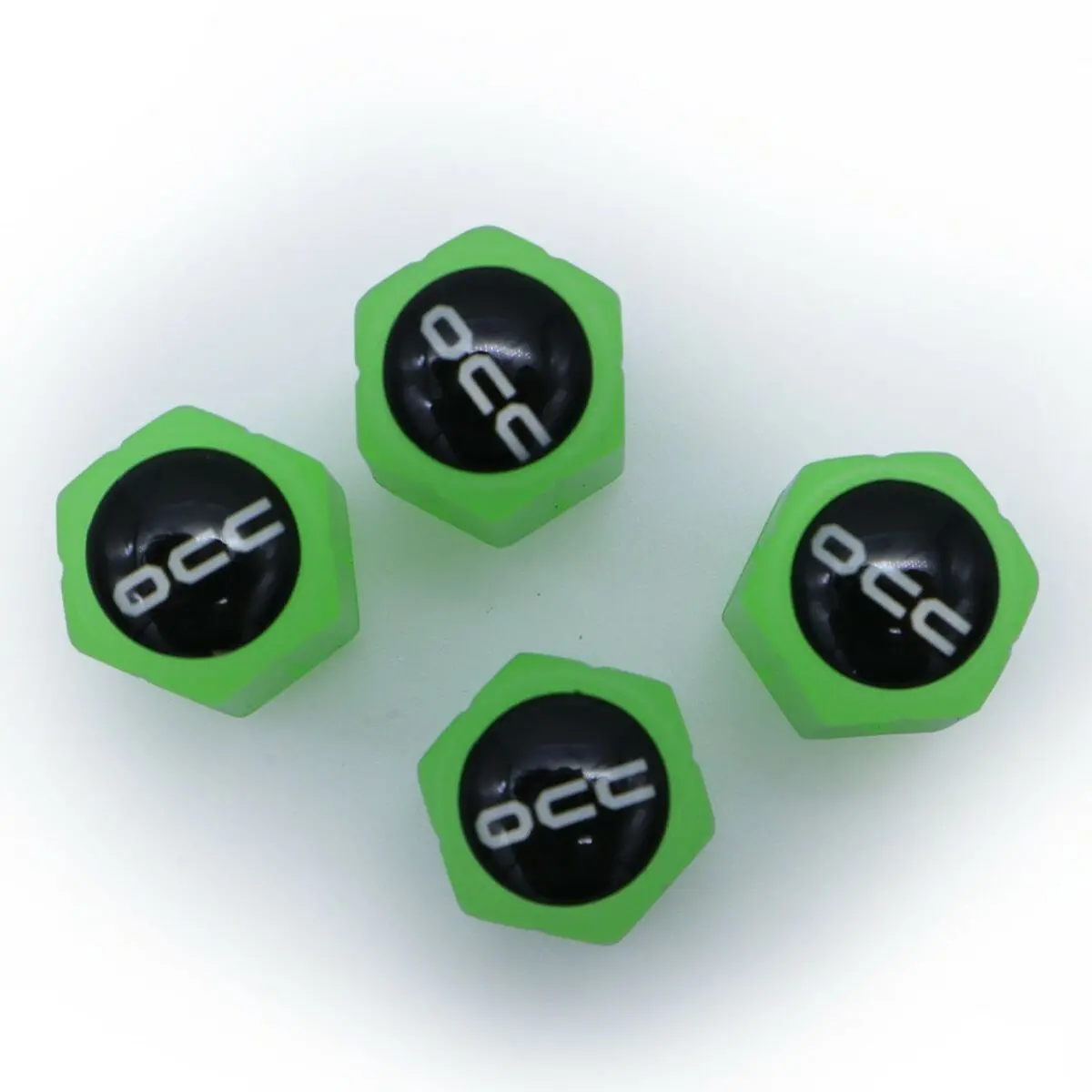 Conjunto De Fichas E Tomadas Occ Motorsport Occlev002 4 Unidades Fluorescente Verde 2