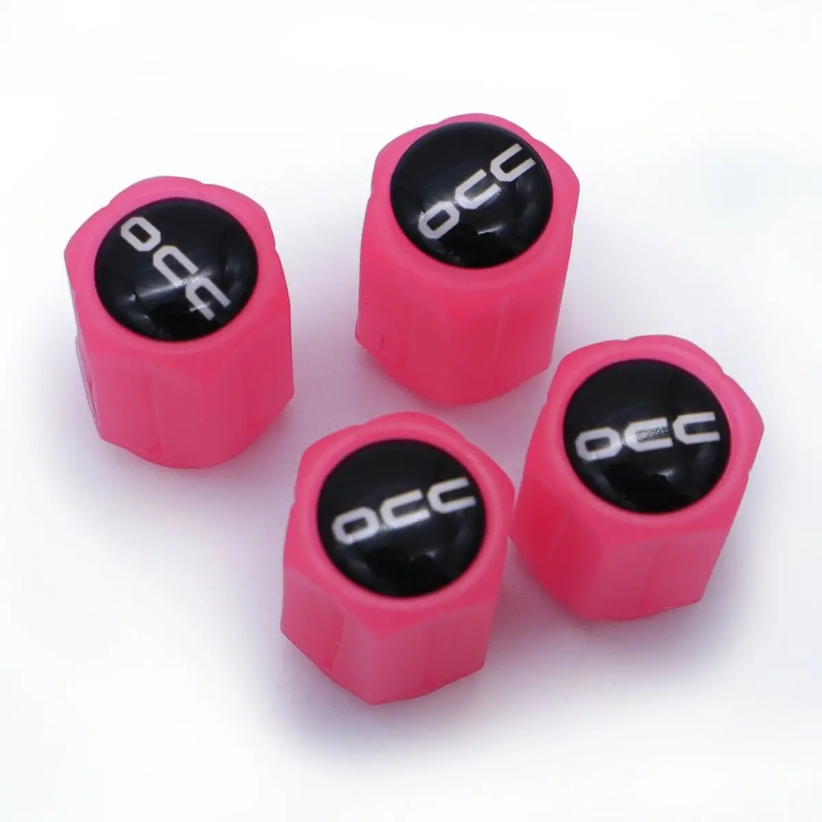 Conjunto De Fichas E Tomadas Occ Motorsport Occlev003 4 Unidades Fluorescente Cor De Rosa 2