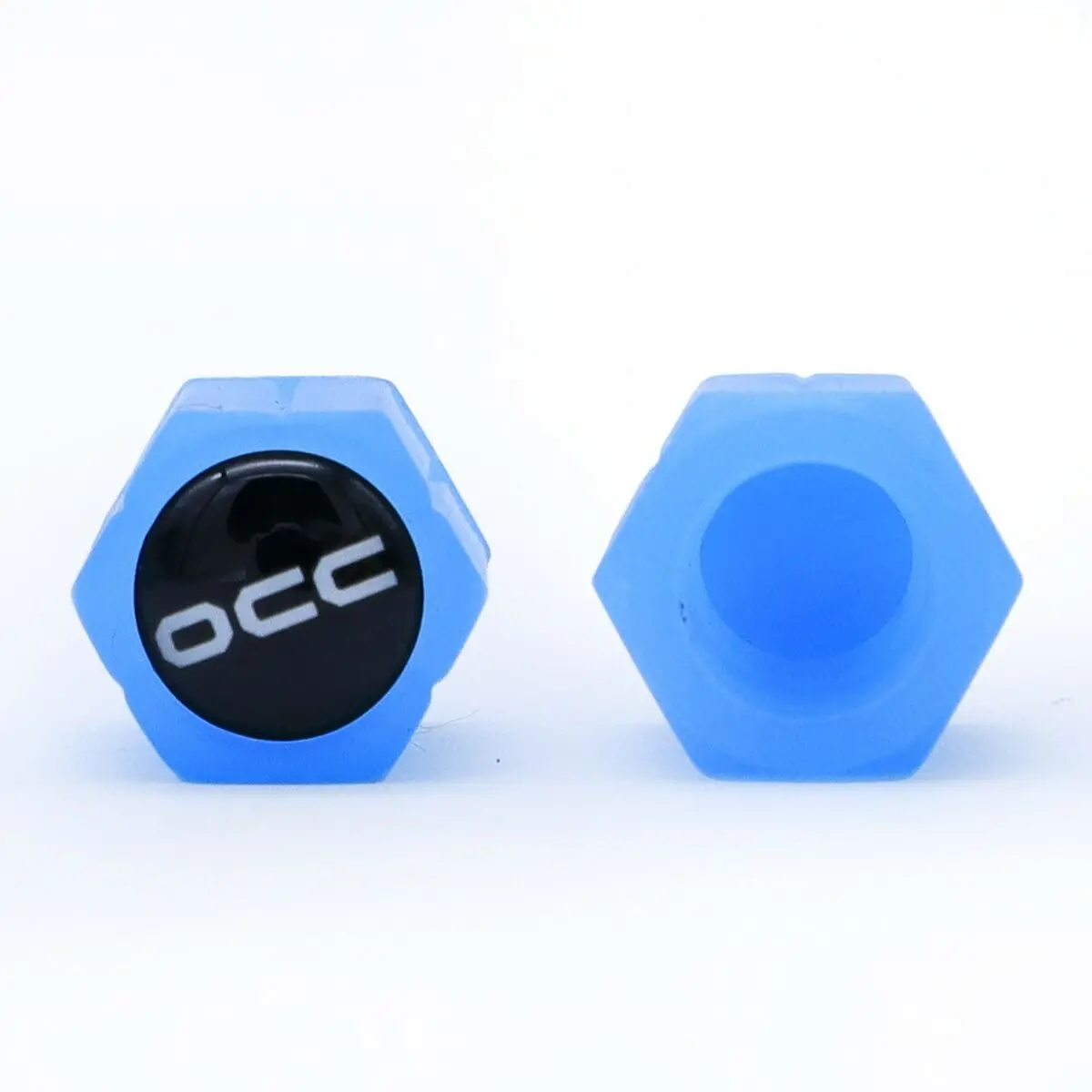Conjunto De Fichas E Tomadas Occ Motorsport Occlev004 4 Unidades Fluorescente Azul 2