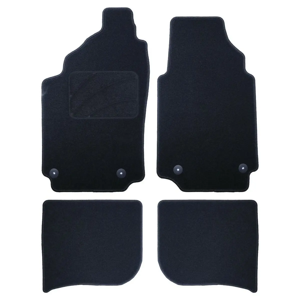Conjunto De Tapetes De Carro Occ Motorsport Occd0002 5 Peças 1