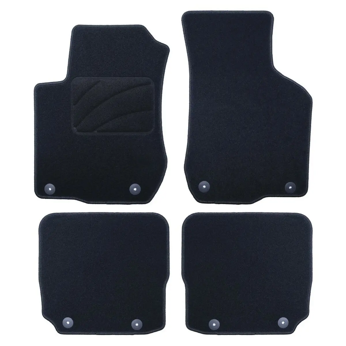 Conjunto De Tapetes De Carro Occ Motorsport Occd0006 5 Peças 1