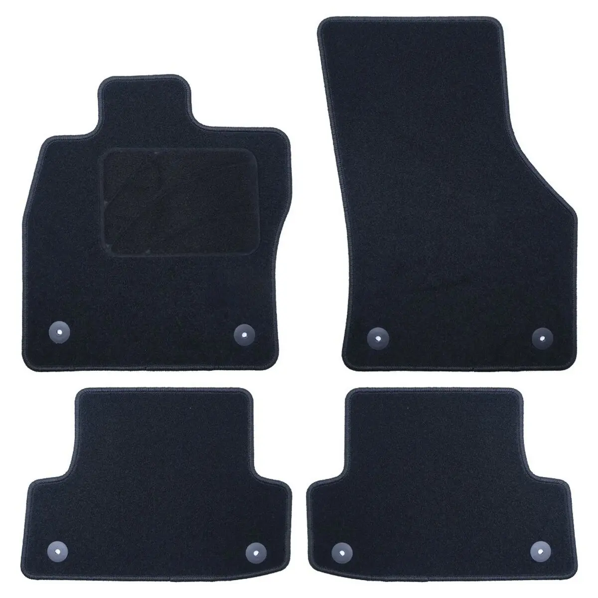 Conjunto De Tapetes De Carro Occ Motorsport Occd0008 5 Peças 1