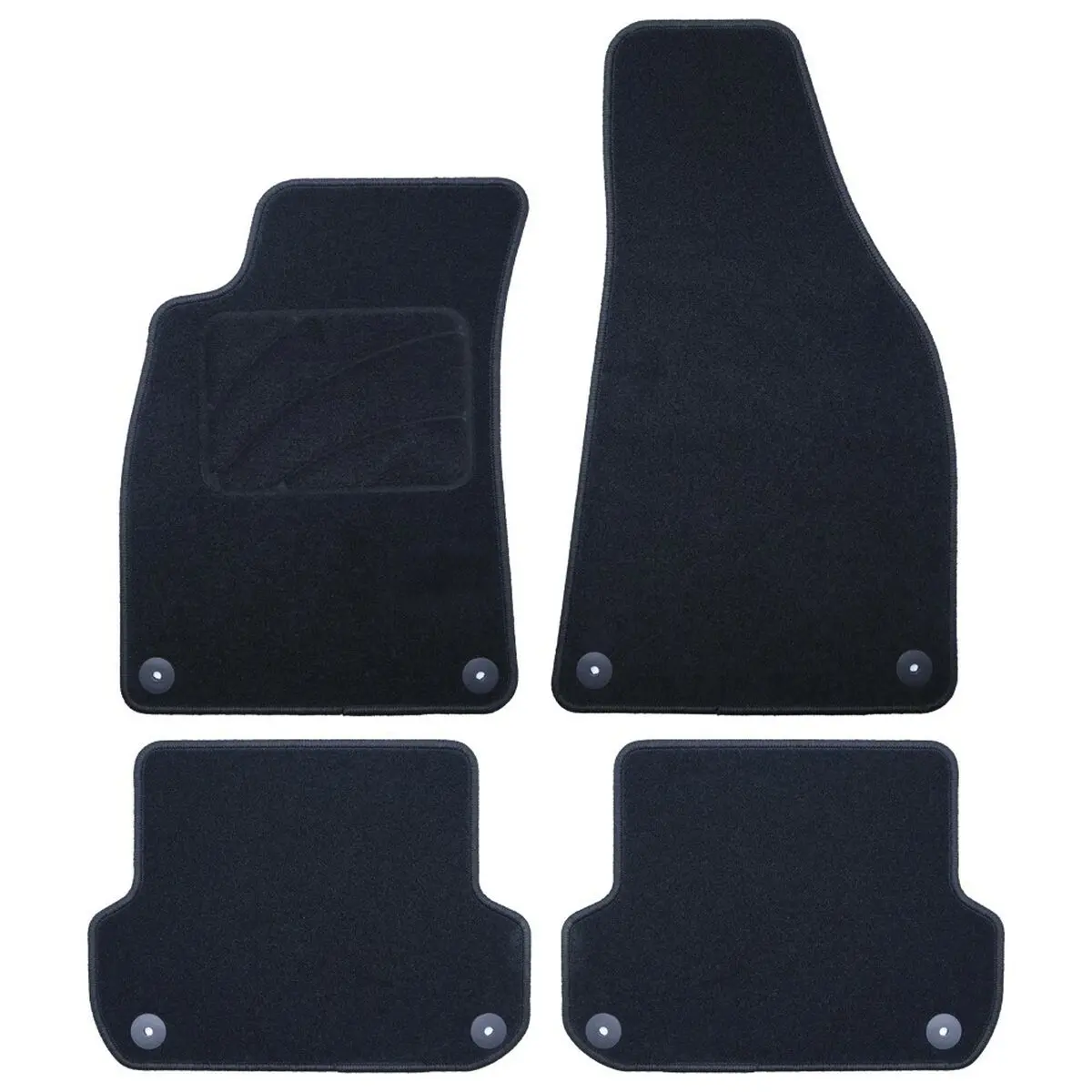 Conjunto De Tapetes De Carro Occ Motorsport Occd0012 5 Peças 1