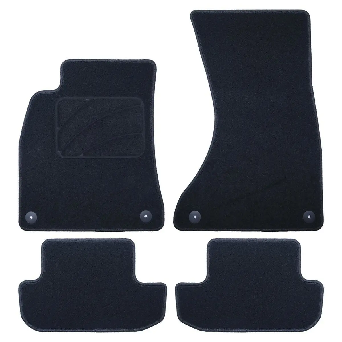 Conjunto De Tapetes De Carro Occ Motorsport Occd0016 5 Peças 1