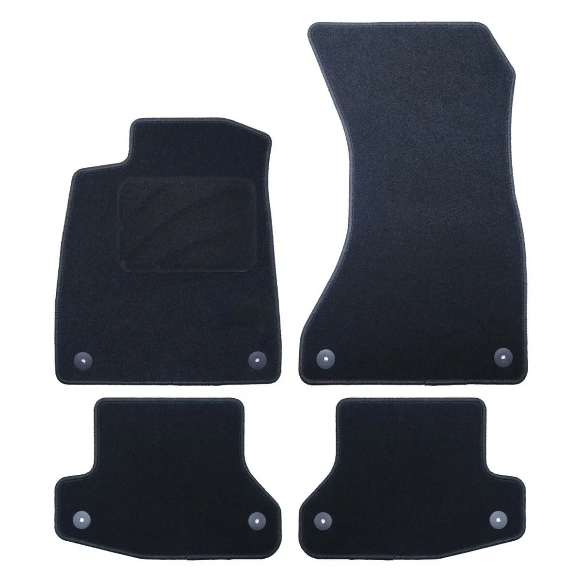 Conjunto De Tapetes De Carro Occ Motorsport Occd0020 5 Peças 1