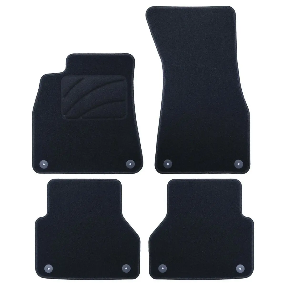 Conjunto De Tapetes De Carro Occ Motorsport Occd0028 5 Peças 1