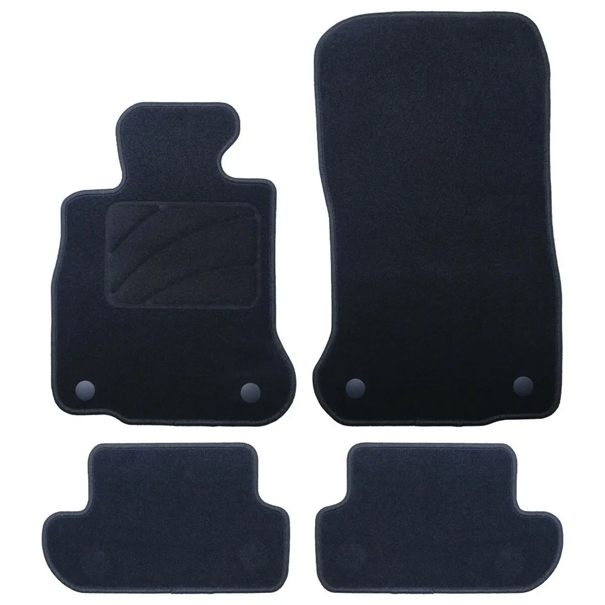 Conjunto De Tapetes De Carro Occ Motorsport Occbw0039 Bmw F12 Serie 6 Cabrio 5 Peças 1