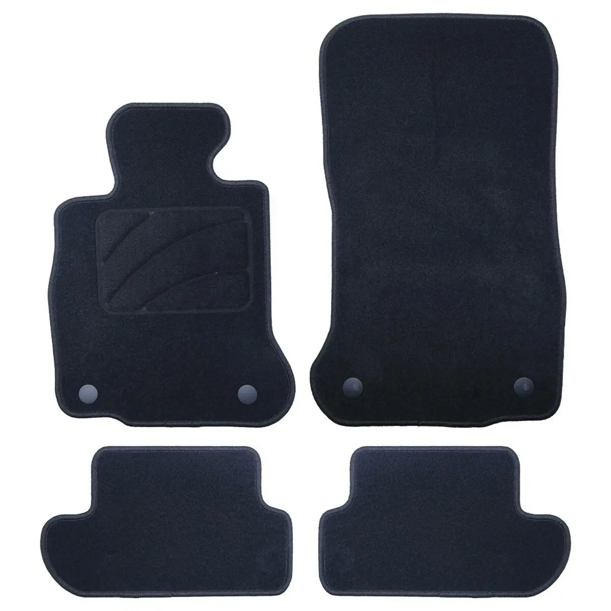 Conjunto De Tapetes De Carro Occ Motorsport Occbw0040 Bmw F13 Serie 6 Coupe 5 Peças 1