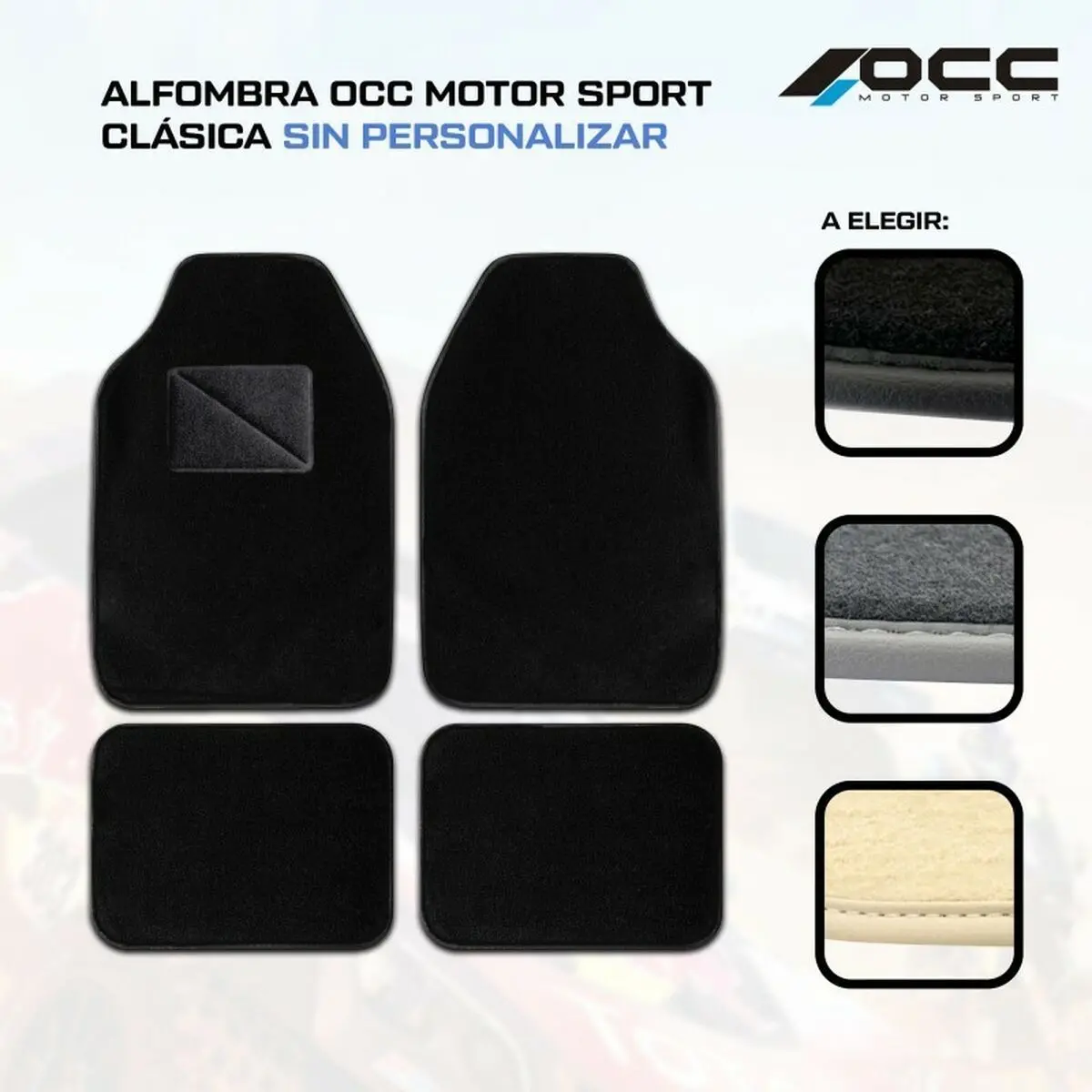 Conjunto De Tapetes De Carro Occ Motorsport Occhy0013 5 Peças 1