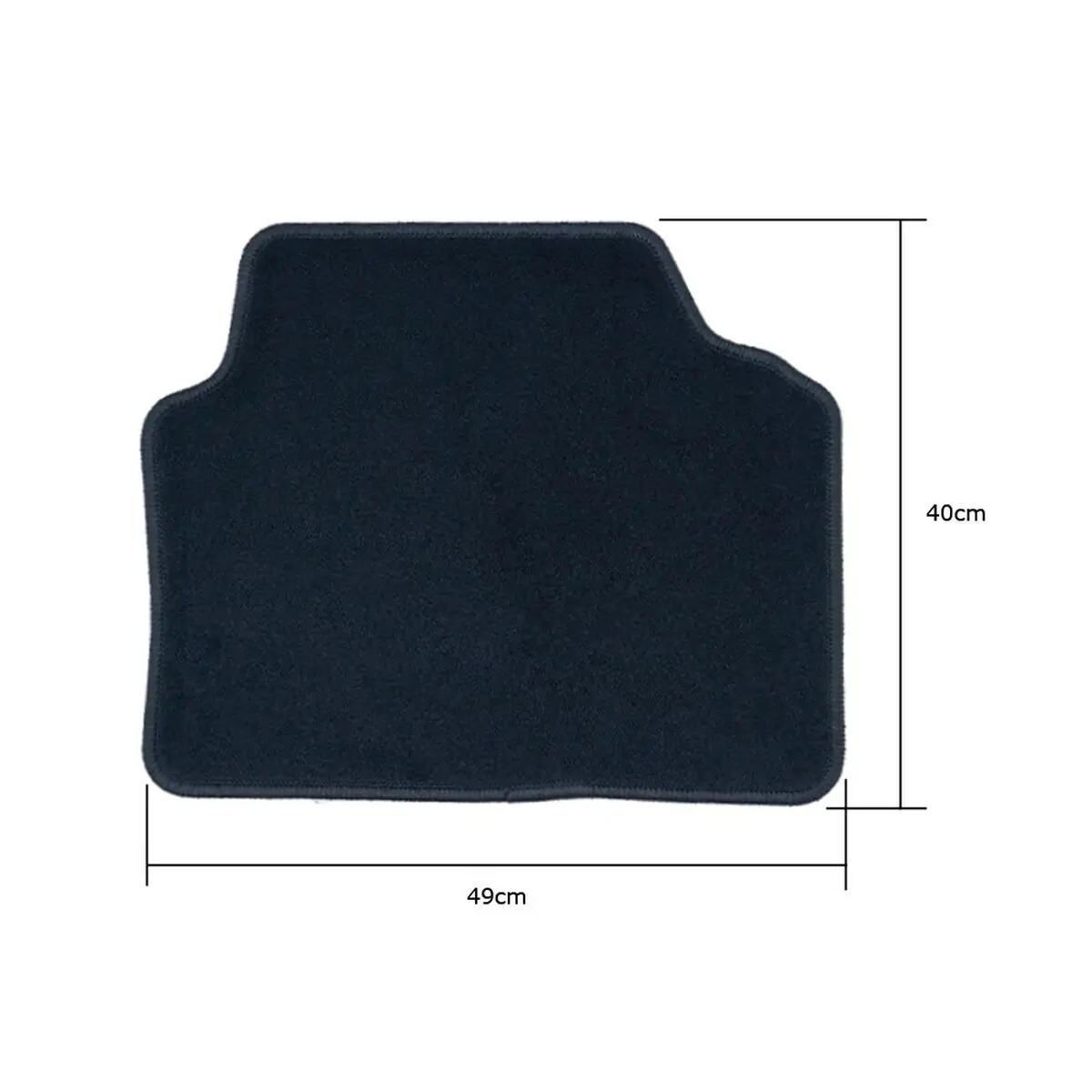 Conjunto De Tapetes De Carro Occ Motorsport Occbw0026bl Azul 5 Peças 2