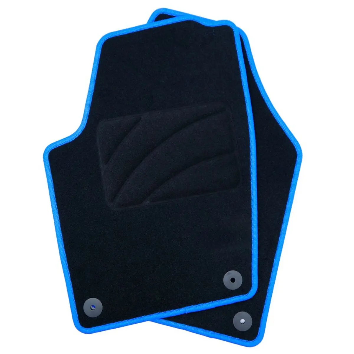Conjunto De Tapetes De Carro Occ Motorsport Occvw0034bl Azul 5 Peças 2