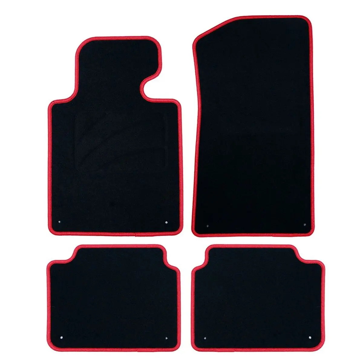 Tapetes De Automóvel Para Bmw Série 3 (E46) (Vermelho) 1