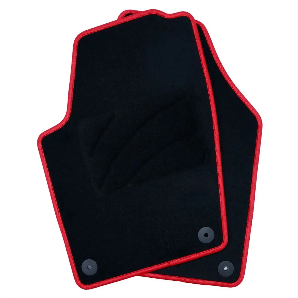 Tapetes De Automóvel Para Volkswagen Polo (2001-2009) (Vermelho) 2