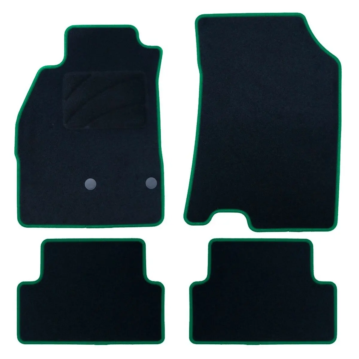 Tapetes De Automóvel Para Renault Mégane Iii (2009-2016) (Verde) 1
