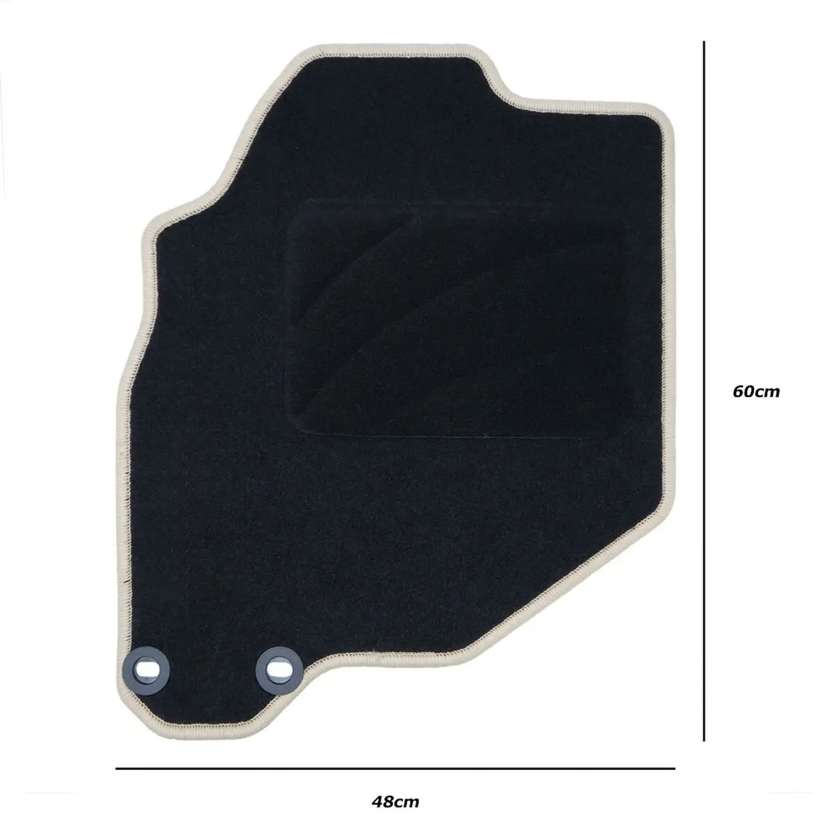Tapete Para O Carro Occ Motorsport Occhn0022gd Cinzento Escuro Cinzento 2