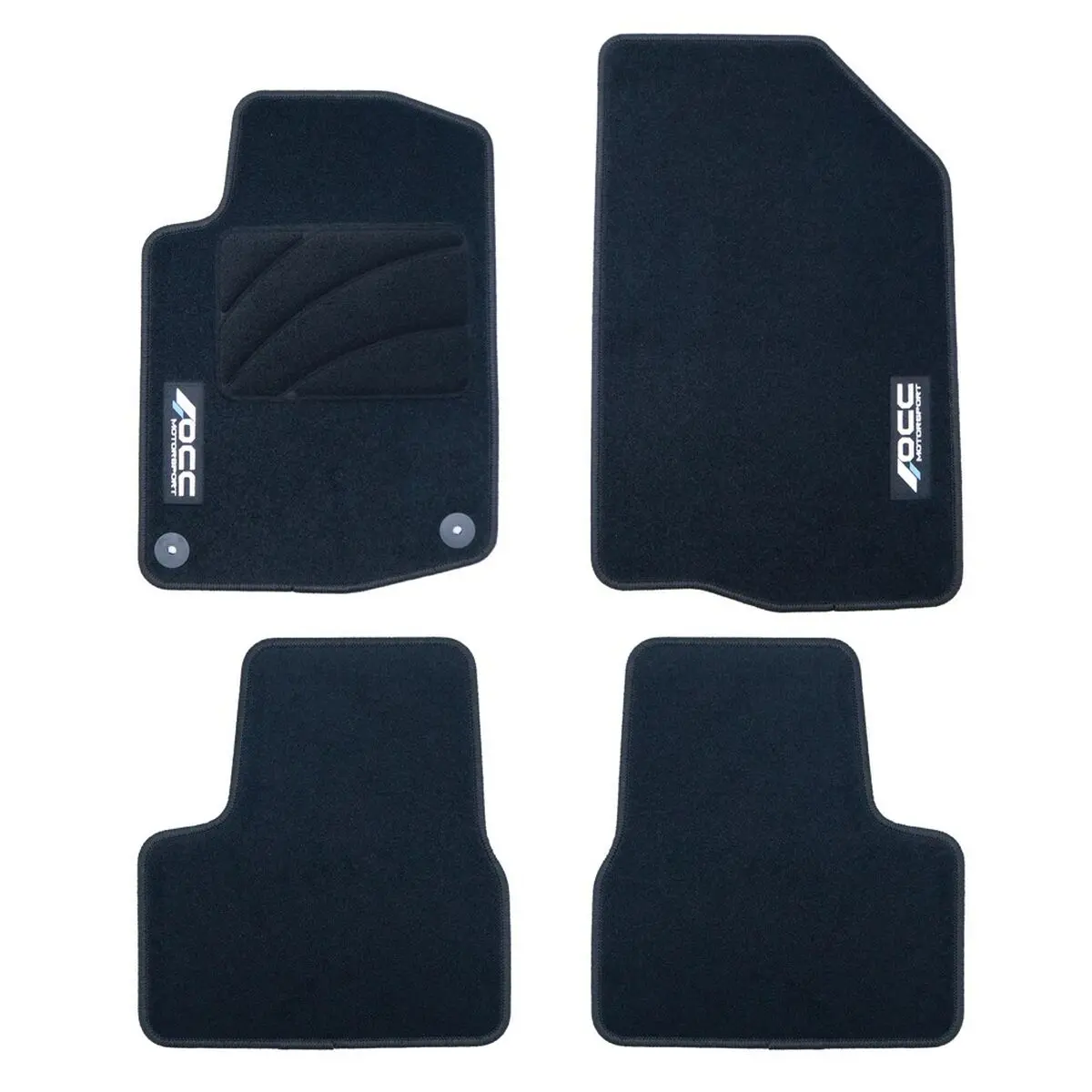 Conjunto De Tapetes De Carro Occ Motorsport Occpg0008log 5 Peças 1