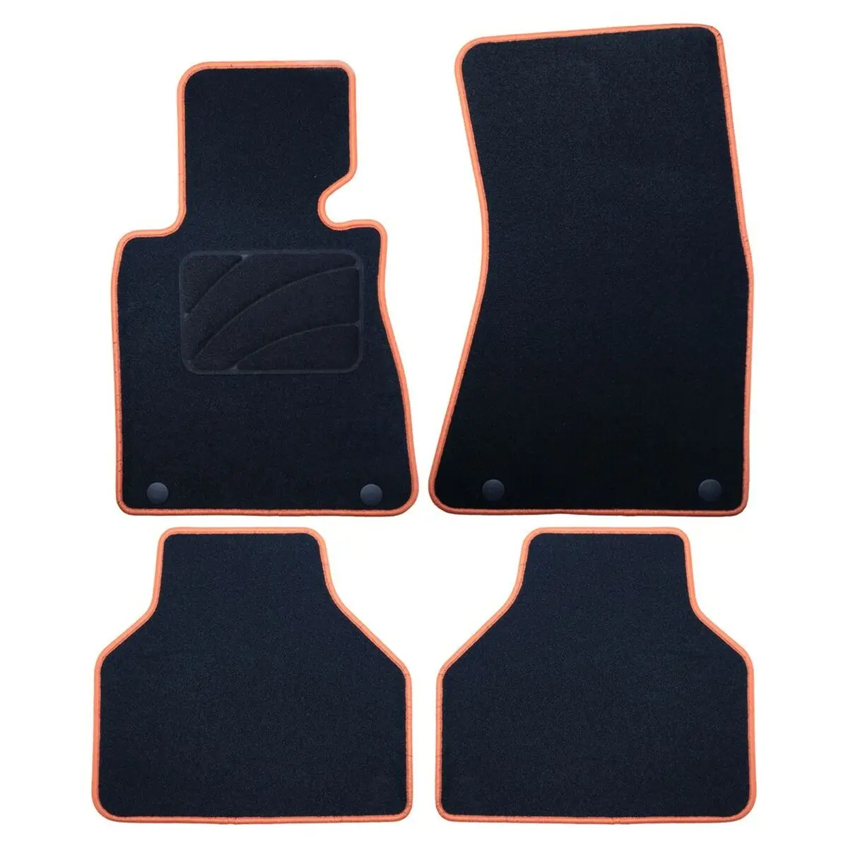 Conjunto De Tapetes De Carro Occ Motorsport Occbw0015ye Bmw E65 Serie 7 Corto 5 Peças 1