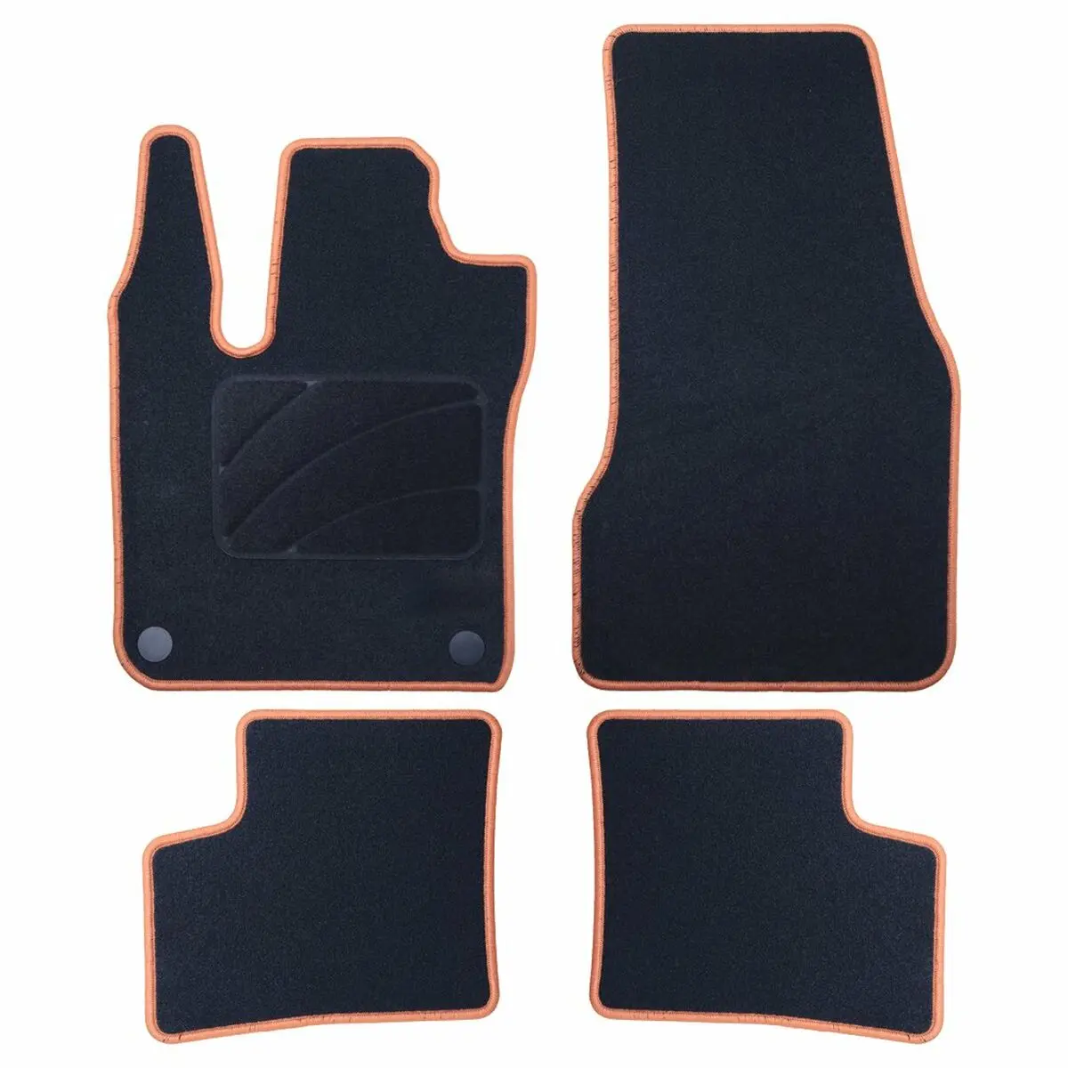 Conjunto De Tapetes De Carro Occ Motorsport Occrt0048ye Renault Twingo 5 Peças 1