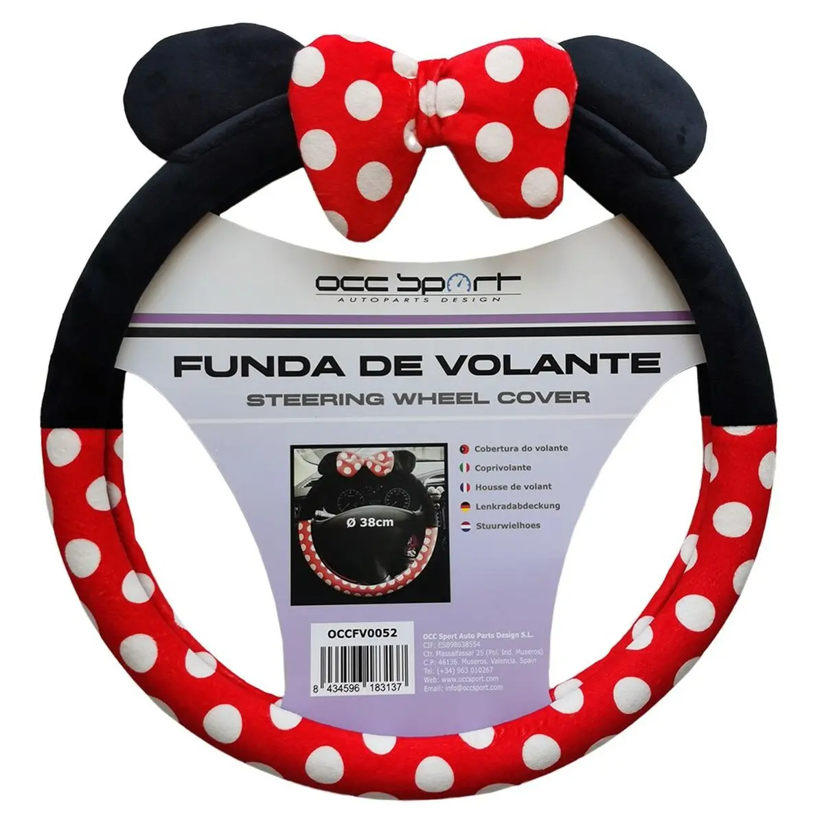 Forro Para O Volante Occ Motorsport Occfv0052 38 Cm 1
