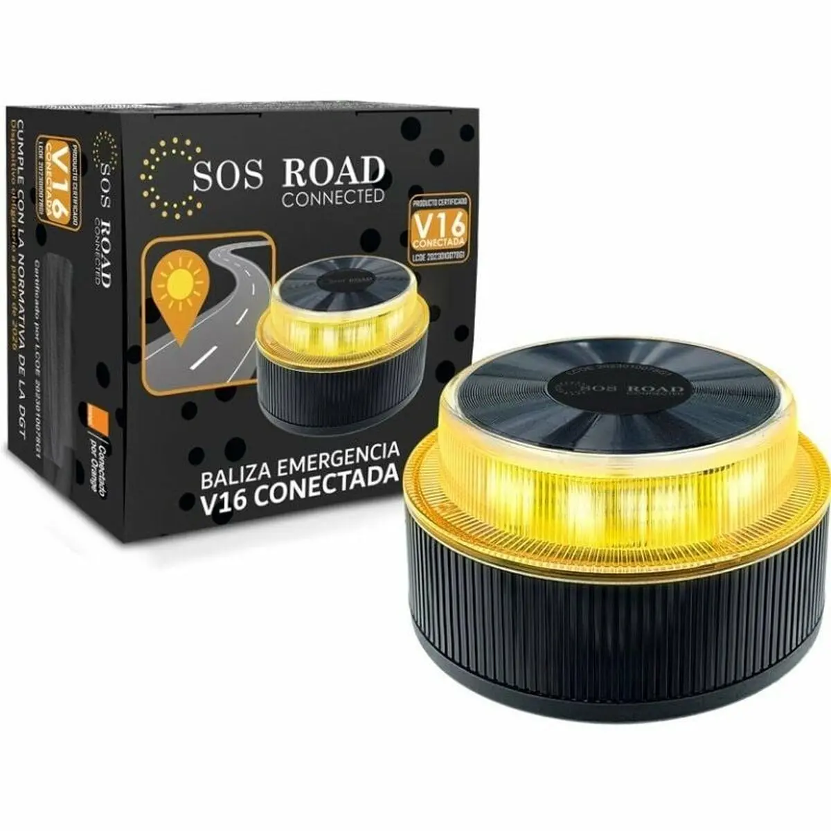 Luz De Emergência Sos Road Connected Dp-El2024-C1 1