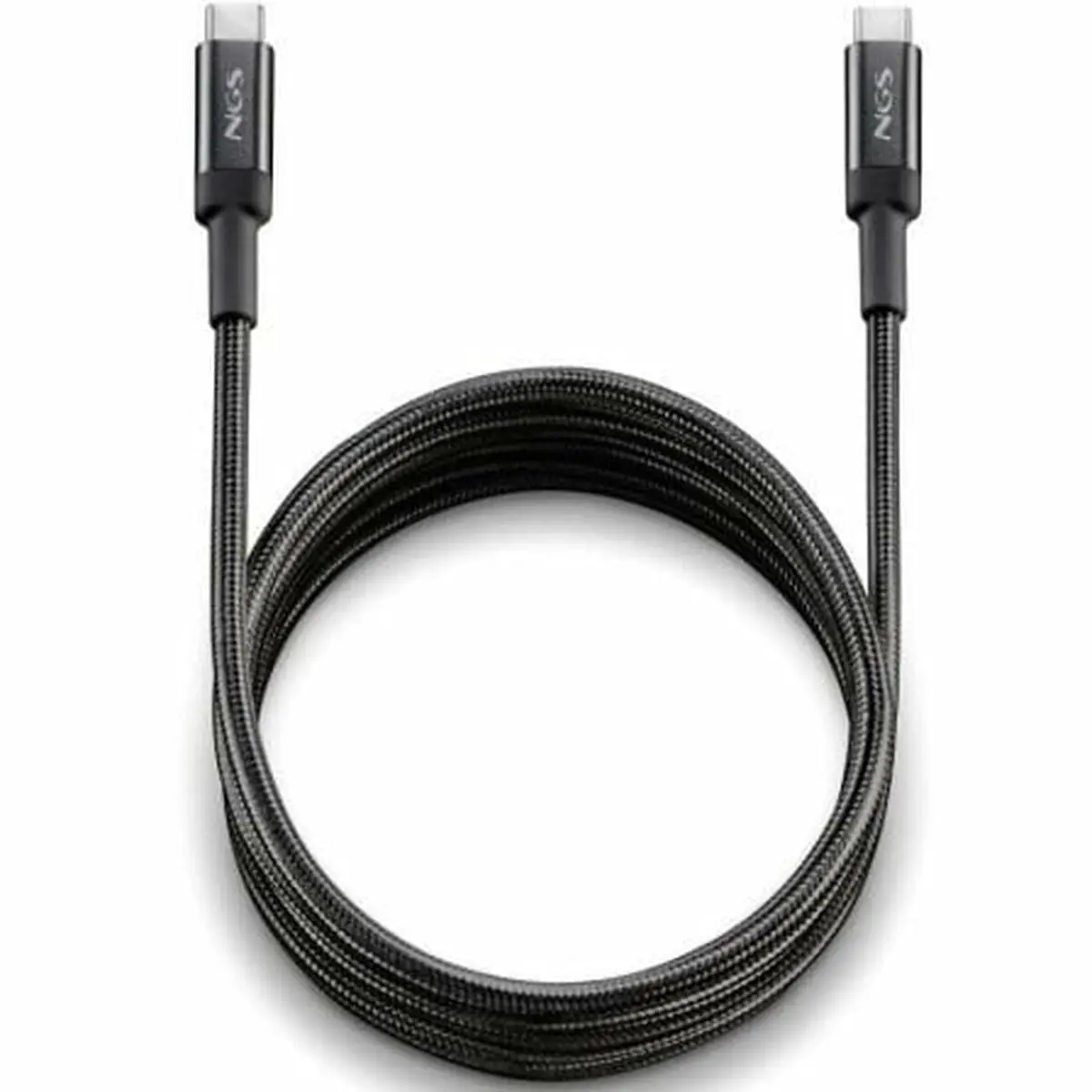 Cabo Usb-C Para Usb-C Ngs Knot100w-3 Preto 3 M 1