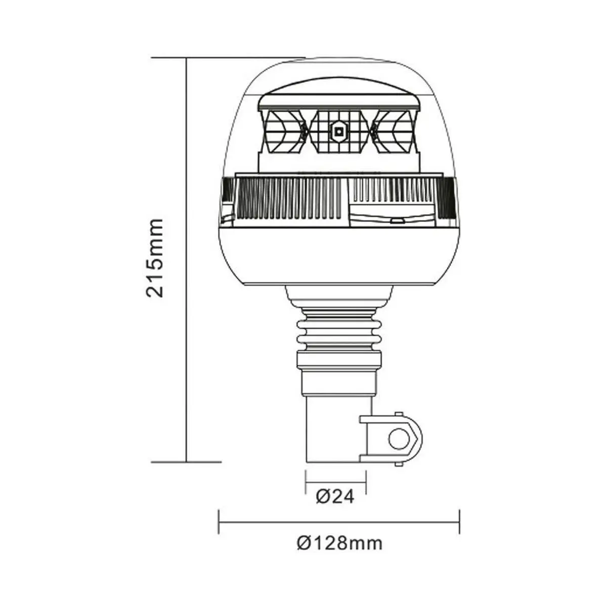 Lâmpada Para Automóveis Goodyear Plus Gy 203Wl 150 Ml 24 W Rotativa 2