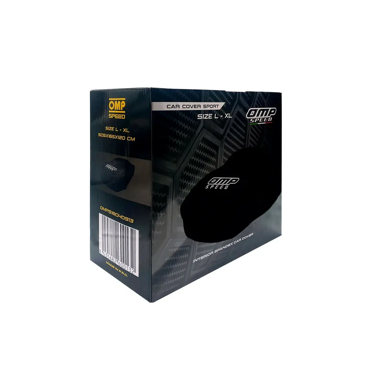 Capa Para Automóveis Omp Speed (Preto, Tamanho M/L) 1