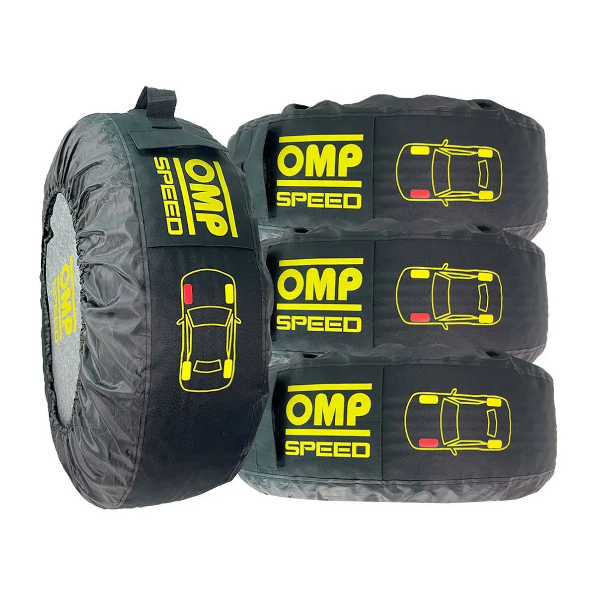 Conjunto De Cobertura De Pneus Omp Speed (4 Unidades) (32 Cm) 1