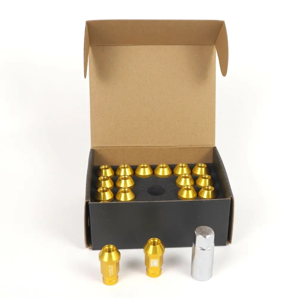 Set Porcas Omp 7075 Amarelo 20 Uds M14 X 1,25 2