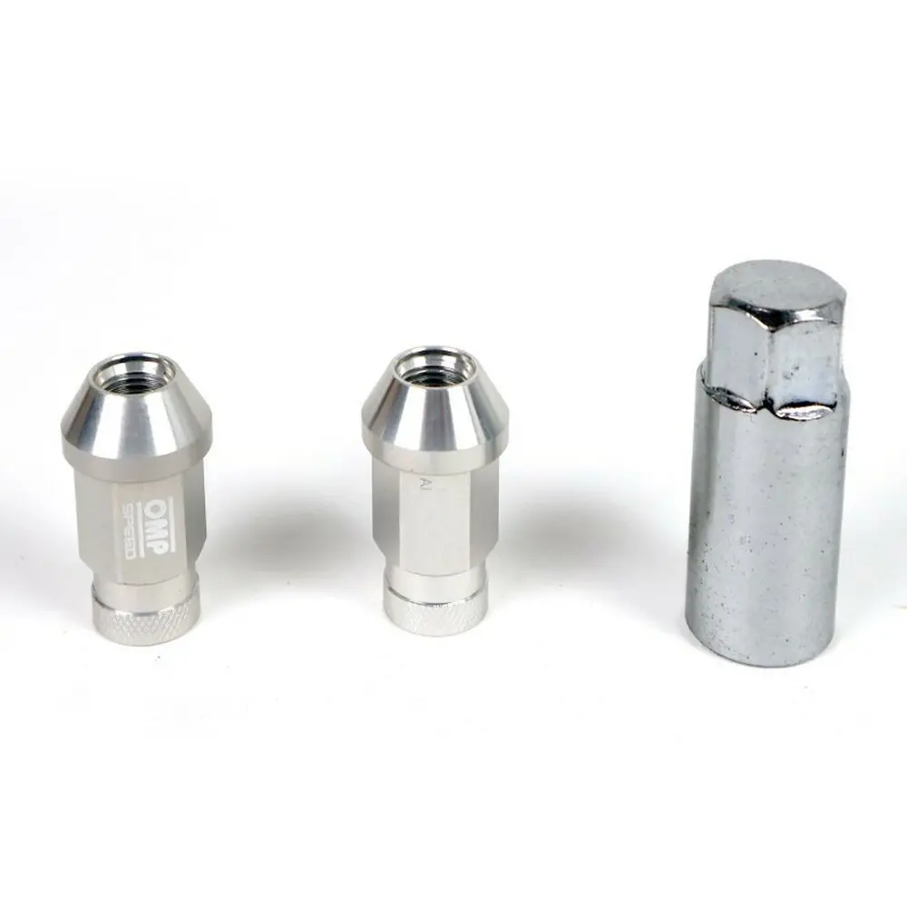 Set Porcas Omp 7075 Prata 20 Uds M14 X 1,25 1