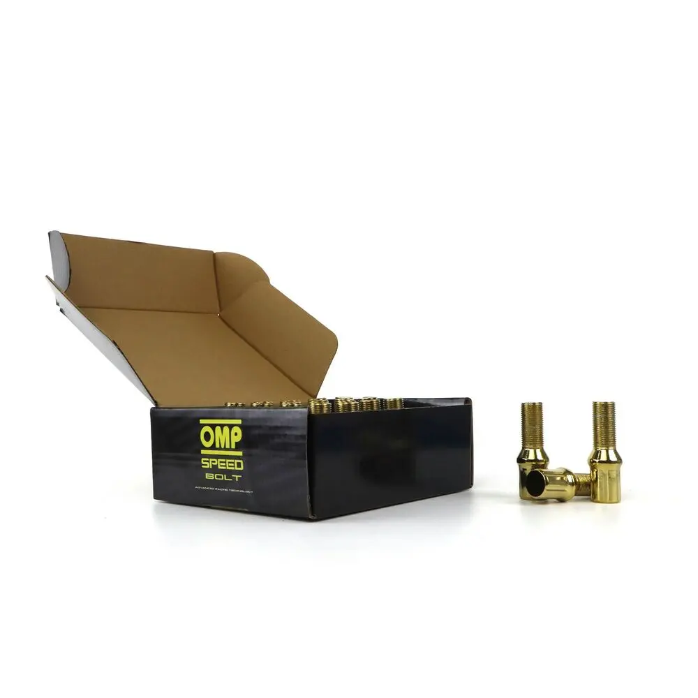 Set Porcas Omp 27 Mm Amarelo 20 Uds M12 X 1,50 2